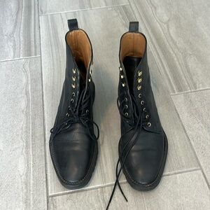 Best black lug sole booties